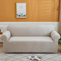 Sofa Cover – Cross Pattern – Ivory Cream