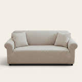 Sofa Cover – Cross Pattern – Ivory Cream