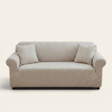 Sofa Cover – Cross Pattern – Ivory Cream