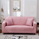 Sofa Cover – Cross Pattern – Soft Blush