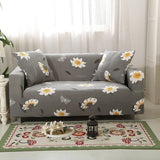 Sofa Cover – Daisy Print – Charcoal