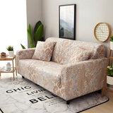Sofa Cover – Damask – Bouclé Sand