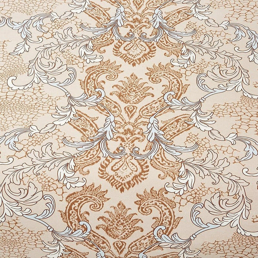 Sofa Cover – Damask – Bouclé Sand
