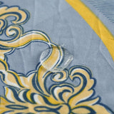 Sofa Cover – Damask Medallion – Sky Mist