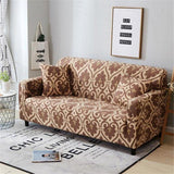 Sofa Cover – Damask Moroccan – Caramel