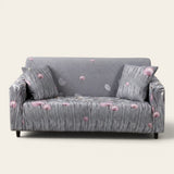 Sofa Cover – Dandelion Print – Stormy Blue