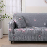 Sofa Cover – Dandelion Print – Stormy Blue