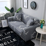 Sofa Cover – Deer Print – Charcoal