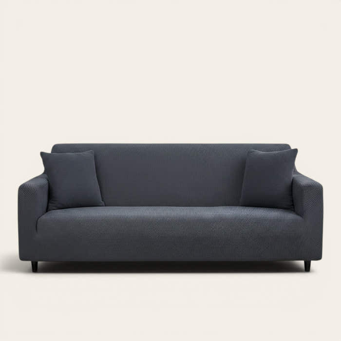 Sofa Cover – Diamond Quilted – Stormy Blue