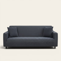 Sofa Cover – Diamond Quilted – Stormy Blue