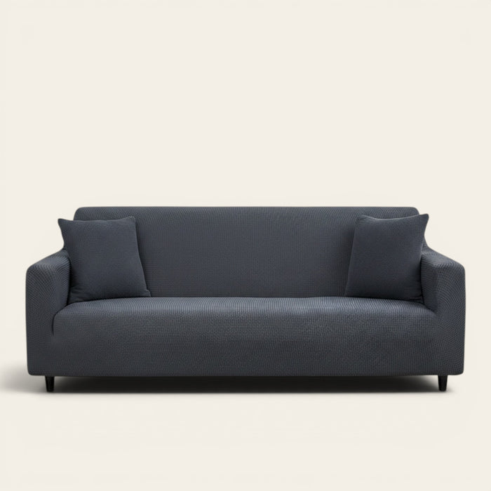 Sofa Cover – Diamond Quilted – Stormy Blue