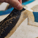 Sofa Cover – Egyptian Print – Bouclé Sand