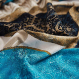 Sofa Cover – Egyptian Print – Bouclé Sand