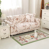 Sofa Cover – Filigree Print – Ivory Cream