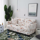 Sofa Cover – Filigree Print – Ivory Cream
