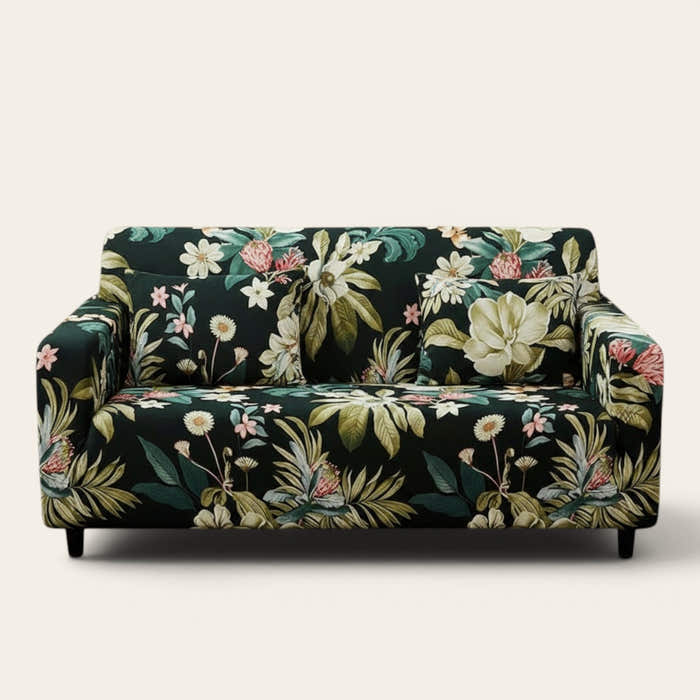Sofa Cover – Floral Garden – Forest