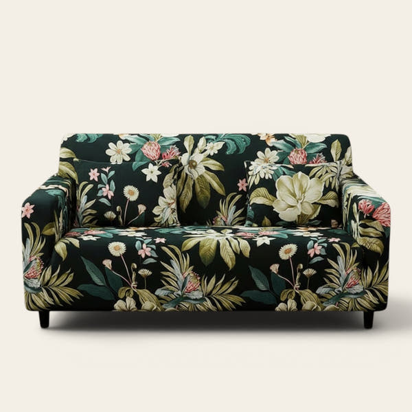 Sofa Cover – Floral Garden – Forest