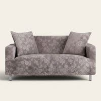Sofa Cover – Floral Jacquard – Lavender Mist