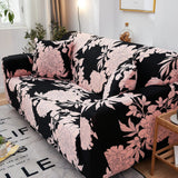 Sofa Cover – Floral Peony – Ink Black