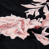 Sofa Cover – Floral Peony – Ink Black