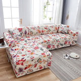 Sofa Cover – Floral Roses – Ivory Cream