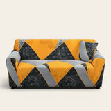 Sofa Cover – Geometric Bold – Honey