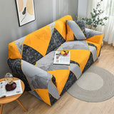 Sofa Cover – Geometric Bold – Honey