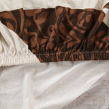 Sofa Cover – Geometric Chevron – Honey