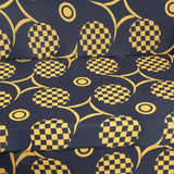Sofa Cover – Geometric Circles – Midnight Navy