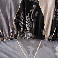 Sofa Cover – Geometric Marble – Charcoal
