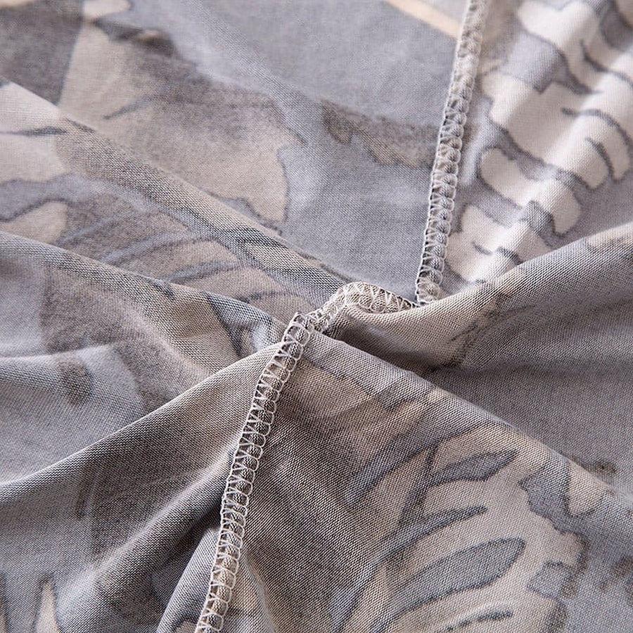 Sofa Cover – Geometric Marble – Charcoal