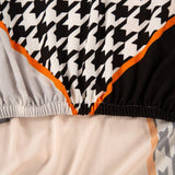 Sofa Cover – Geometric Patchwork – Terracotta