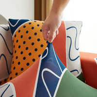 Sofa Cover – Geometric Pop – Forest