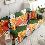 Sofa Cover – Geometric Pop – Forest