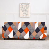 Sofa Cover – Geometric Triangles – Charcoal