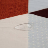 Sofa Cover – Geometric Triangles – Terracotta