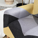 Sofa Cover – Geometric Zigzag – Charcoal