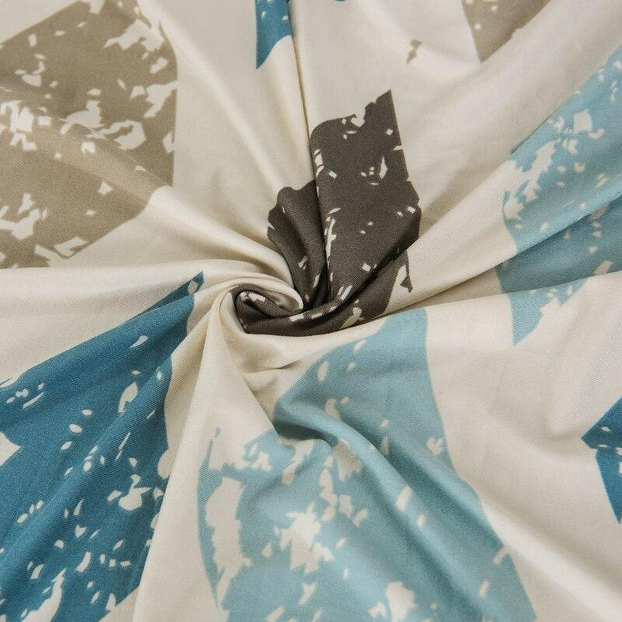 Sofa Cover – Harlequin Diamond – Sky Mist
