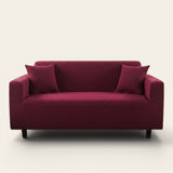 Sofa Cover – Jacquard – Bordeaux