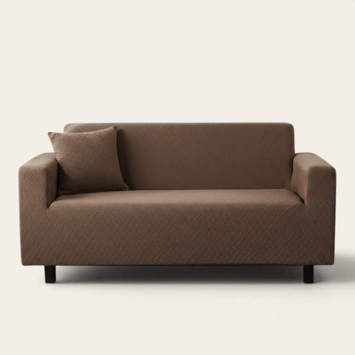 Sofa Cover – Jacquard – Caramel