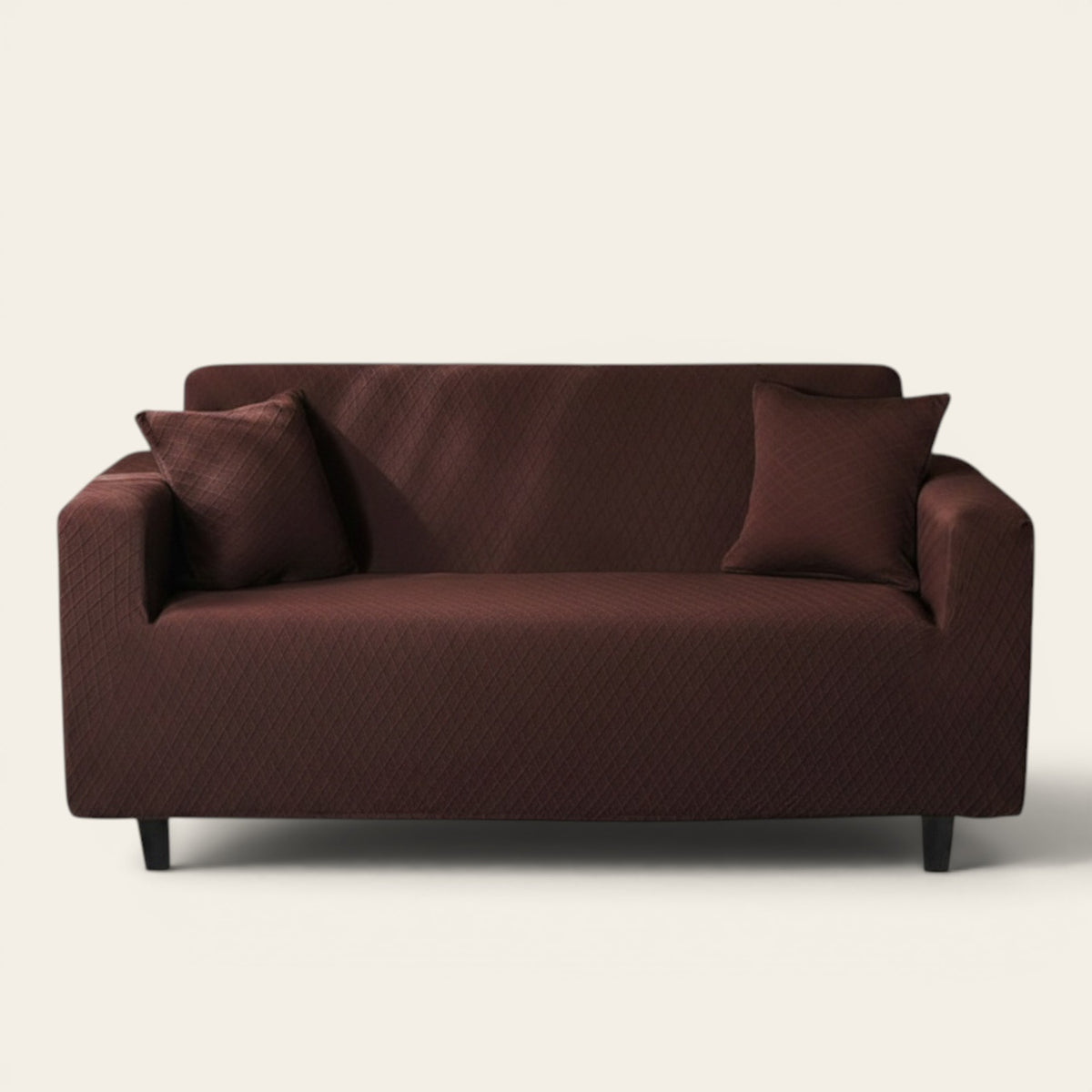 Sofa Cover – Jacquard – Espresso