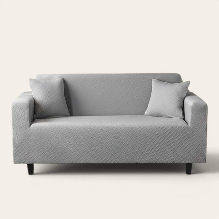 Sofa Cover – Jacquard – Pearl Grey