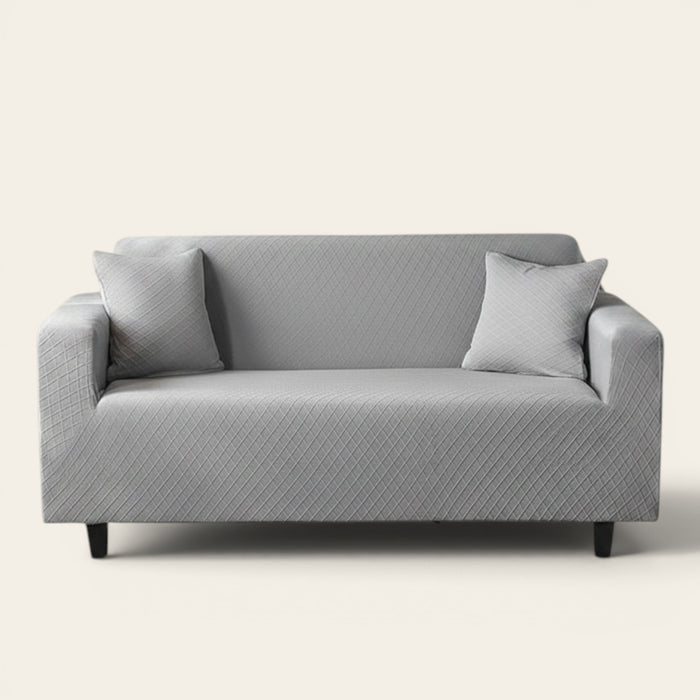 Sofa Cover – Jacquard – Pearl Grey