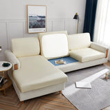 Sofa Cushion Cover – Leather Look – Ivory Cream
