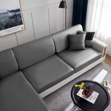 Sofa Cushion Cover – Leather Look – Pearl Grey