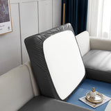 Sofa Cushion Cover – Leather Look – Pearl Grey