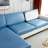 Sofa Cushion Cover – Leather Look – Sky Mist