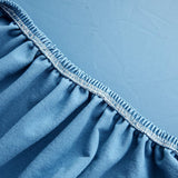 Sofa Cushion Cover – Leather Look – Sky Mist