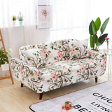 Sofa Cover – Magnolia Print – Ivory Cream