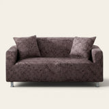 Sofa Cover – Marble Print – Espresso